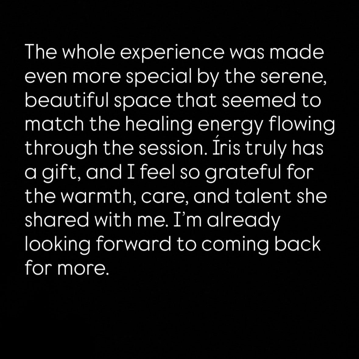 Reiki healing session