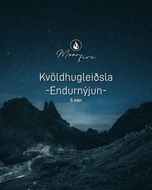 Kvöldhugleiðsla- Endurnýjun (5 mín)
