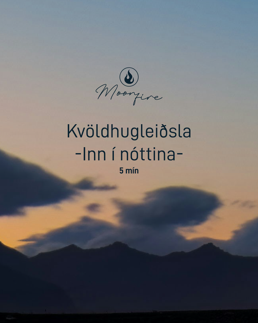 Kvöldhugleiðsla- Inn í nóttina (5 mín)