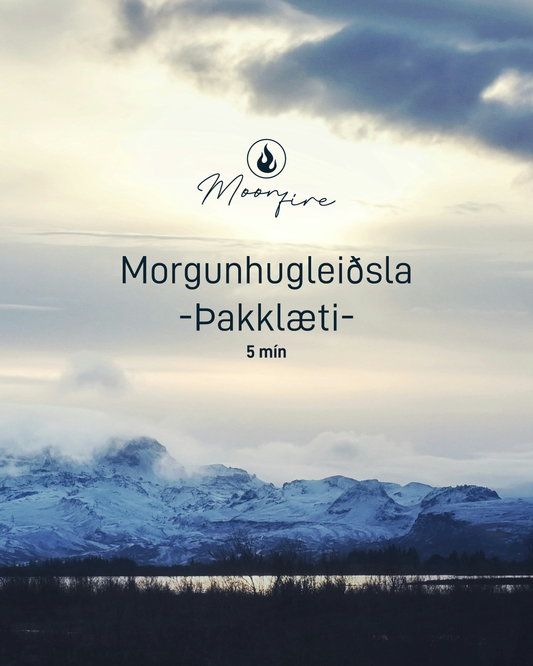 Morgunhugleiðsla- Þakklæti (5 mín)