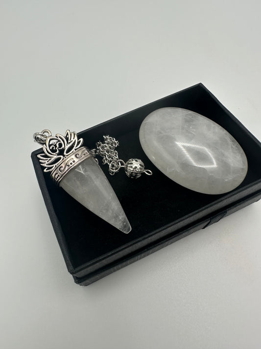 Leið innsæis – clear quartz sett